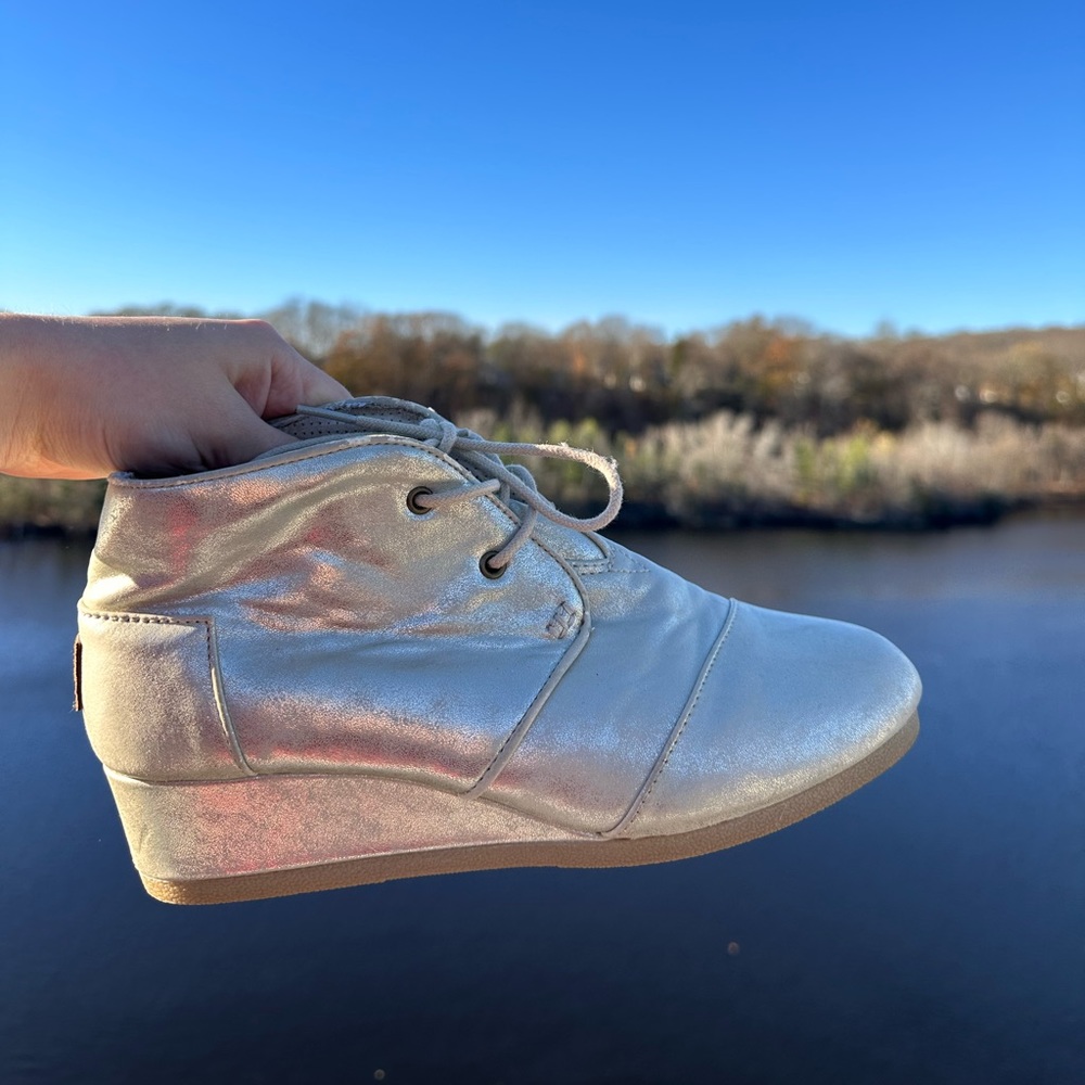 Silver Toms Chukka Boots